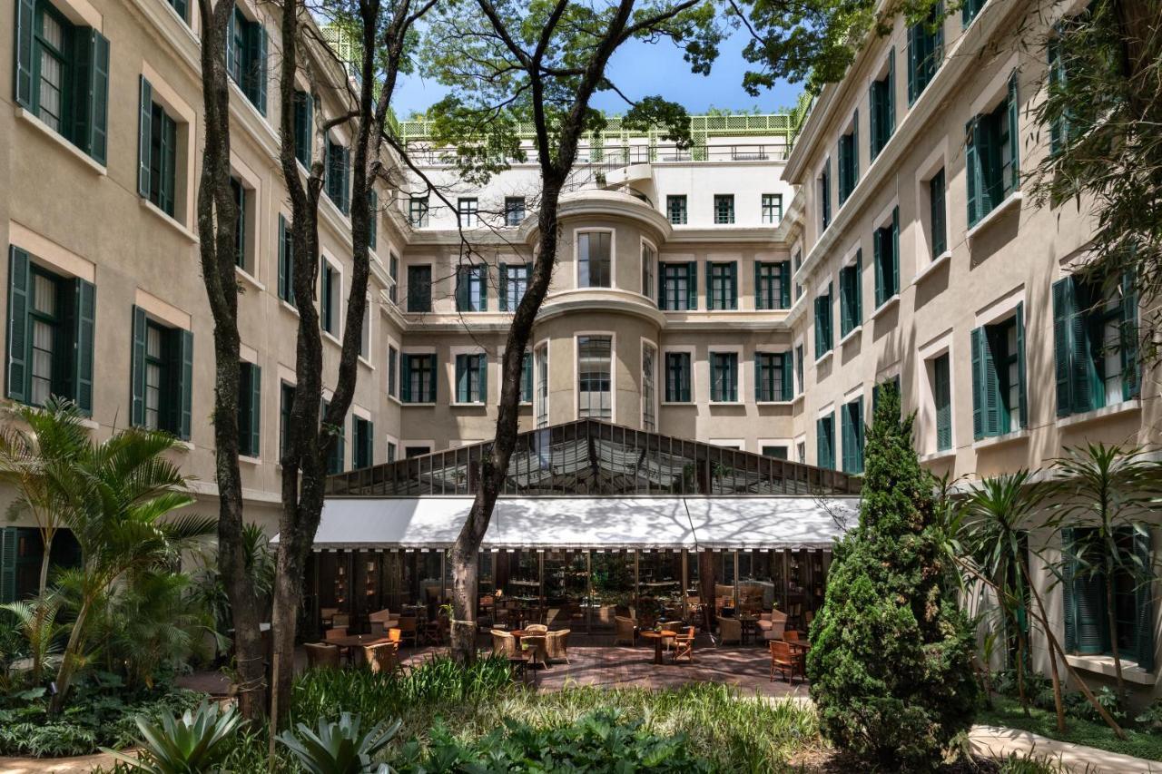 Rosewood Sao Paulo Hotel Eksteriør billede The hotel's courtyard