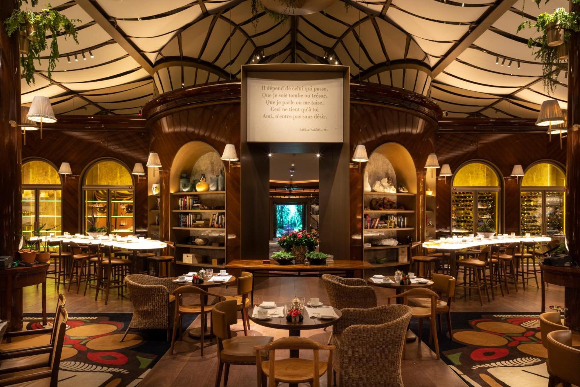 Rosewood Sao Paulo Hotel Eksteriør billede The interior of the restaurant