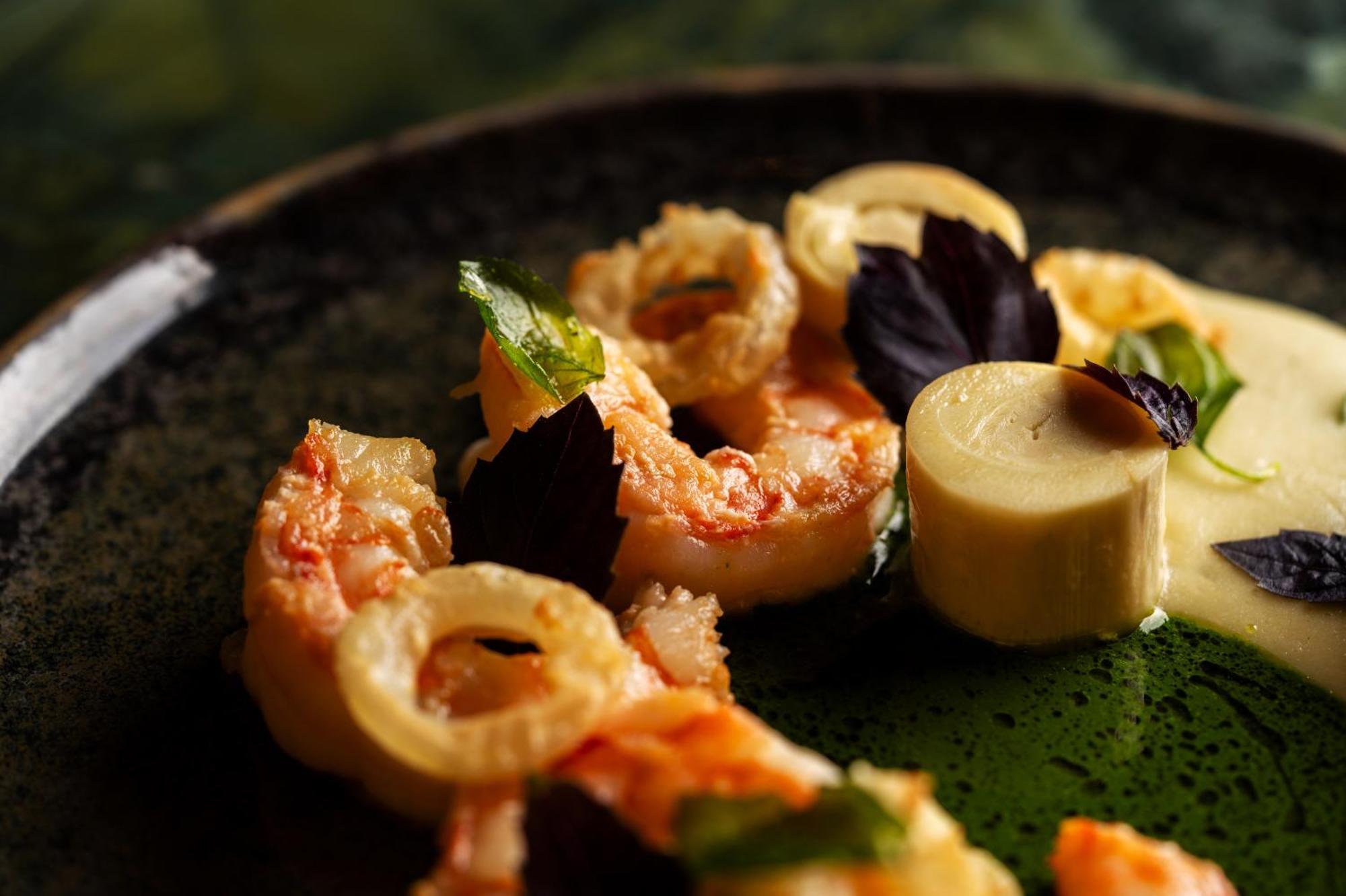 Rosewood Sao Paulo Hotel Eksteriør billede A seafood dish