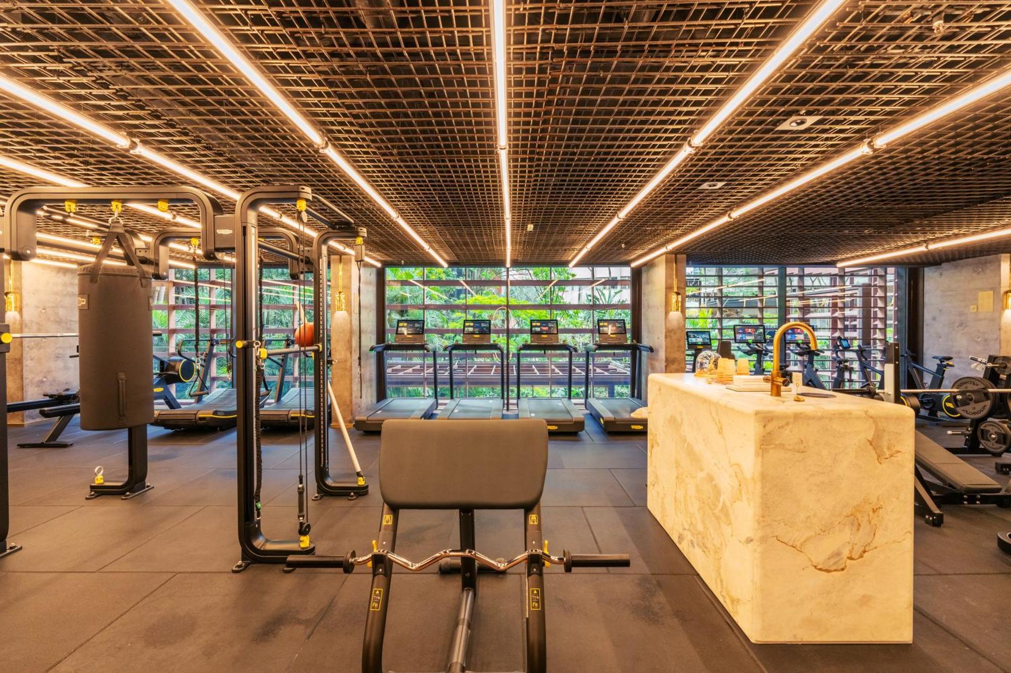Rosewood Sao Paulo Hotel Eksteriør billede The gym at the hotel